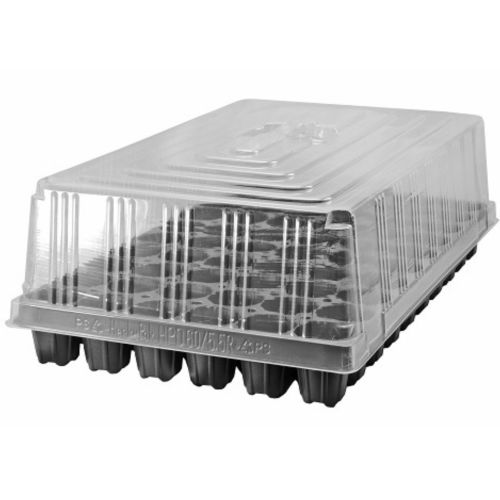 Greenhouse cover for seed tray 