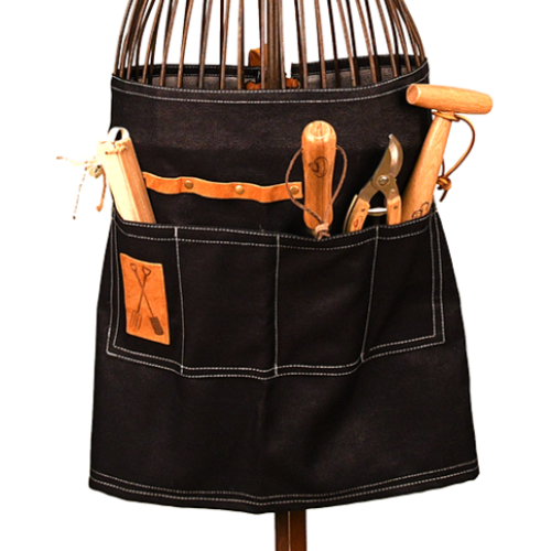 Denim garden tool belt