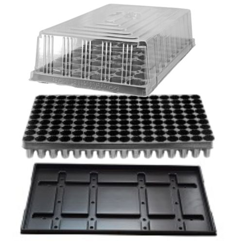Seed tray complete 3-parts (144 cells)